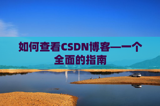 如何查看CSDN博客—一个全面的指南