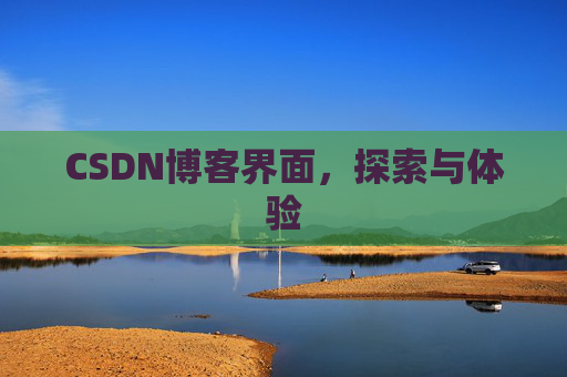 CSDN博客界面，探索与体验